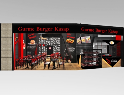 Gurme Burger İstanbul Forum -Restaurant Projesi